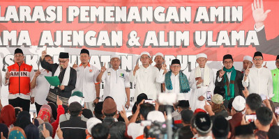 Ajengan dan Alim Ulama se-Garut Deklarasi Dukung Anies-Muhaimin