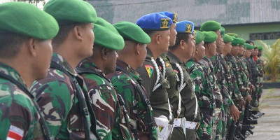  Pengarahan Dandim 1710/Mimika Bentuk Sikap Prajurit yang Disiplin