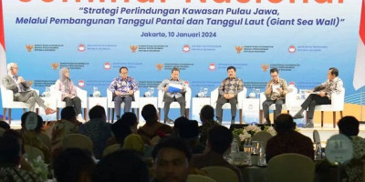 Menhan Prabowo Tegaskan Pentingnya “Giant Sea Wall