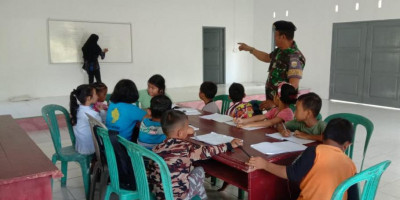 Rumah Pintar Kampung Bahari Nusantara TNI AL Di Natuna