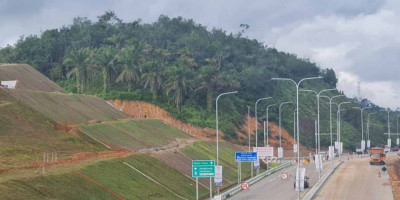 Ruas Tol Bangkinang - Pangkalan Tuntas April 2024, Konektivitas Riau - Sumbar Semakin Mantap