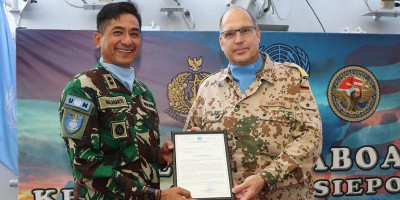 Kapal Perang Kebanggaan Indonesia Dapat Penghargaan Tertinggi dari PBB