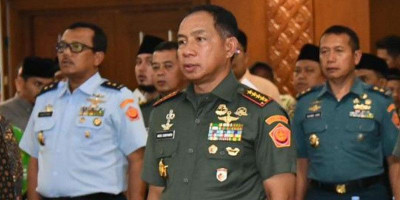 Panglima TNI Hadiri Deklarasi Pemilu Damai Lintas Ormas dan   Lintas Agama