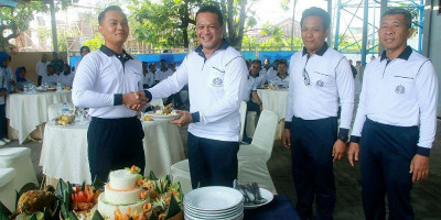 Lanal Semarang Turut Peringati HUT ke-74 Lantamal V Surabaya