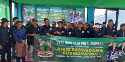 Pendekar se-Bawean Siap Berjuang Total Menangkan AMIN