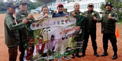 Perhutani KPH Bandung Utara dan Universitas Pendidikan Indonesia Lakukan Penanaman