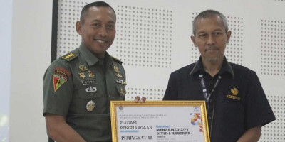 Menarmed 2 Kostrad Raih Penghargaan KPPN Malang sebagai Satker Kinerja Pelaksanaan Anggaran Terbaik