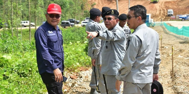 Kepala Bakamla RI Tinjau Lahan di IKN Nusantara