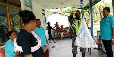 Wujudkan Balita Sehat, Babinsa Monitoring Kegiatan Posyandu Balita