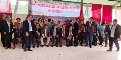 Caleg PSI Apresiasi Syukuran Tahun Baru Parsadaan Sagala Raja