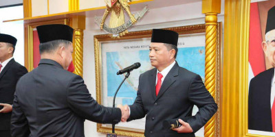 Dilantik Mendagri Tito, Kombes Pol Edfrie R Maith Resmi Jabat Asdep PKPD BNPP