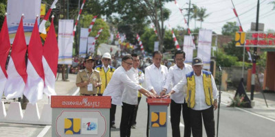 Tingkatkan Konektivitas Masyarakat, Presiden Jokowi Resmikan 7 Ruas Inpres Jalan Daerah (IJD) di Provinsi DIY