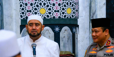 Temui Habib Syech Bin Abdul Qadir Assegaf, Kaops NCS Polri Minta Doa Agar Pilpres dan Pileg Berjalan Damai