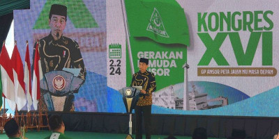 Presiden Jokowi Ajak GP Ansor Turut Sukseskan Pemilu 2024