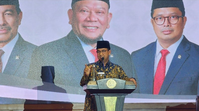 Hadiri Sarasehan DPD, Anies Paparkan Visi Misi Indonesia Adil Makmur
