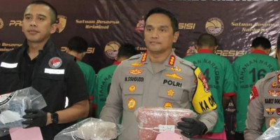 Narkotika Senilai 64 Milyar Lebih di Gagalkan,  7 Tersangka Diamankan 