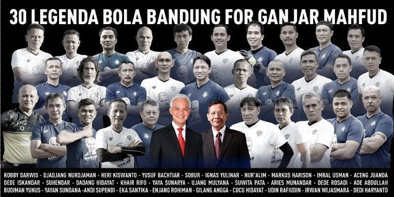 Masuki Masa Tenang, Berakhirnya Tour Bandung Old Stars for Ganjar Mahfud