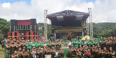 Semarak Kemeriahan Prajurit Yonarmed 1 Kotrad Syukuran HUT Ke-72 Satuan