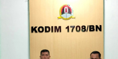Kodim 1708-BN Ikuti Bimnis Temu Cepat Lapor Cepat dari Tim Pusterad