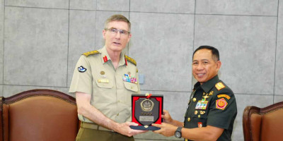 Terima Kunjungan Panglima Angkatan Bersenjata Australia, Ini Komitmen Panglima TNI 