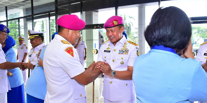 Dankormar Hadiri Serah Terima 4 Jabatan Strategis TNI AL