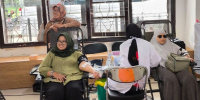 Perum Perhutani Bandung Utara bersama Saka Wanabakti Lakukan Donor Darah