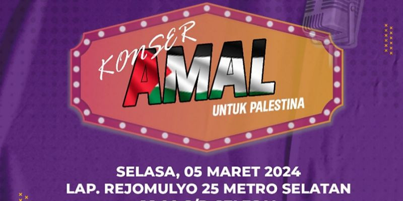 SMSI Peduli, Menggelar Konser Amal Untuk Palestina, Ini Jadwal Dan Waktunya 