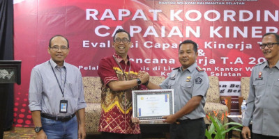 Lapas Banjarbaru raih 5 Penghargaan Sekaligus dari KPPN Banjarmasin
