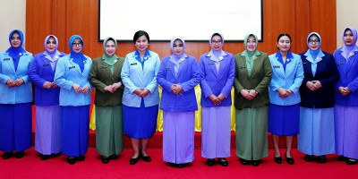 Ketua Harian Dharma Pertiwi Pusat Pimpin Sertijab Kasi Penerangan dan Redaksi