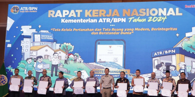 Jaksa Agung Terima Penghargaan Kementerian ATR/BPN Atas Kontribusi dalam Pemberantasan Mafia Tanah