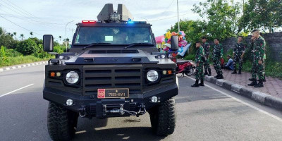 Amankan Lokasi Rawan Gangguan Kamtibmas, Personel Kodim 1710/Mimika Gelar Patroli Rutin 