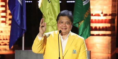 Suara Golkar Naik Signifikan, Airlangga Bantah Siapkan Skenario Rebut Kursi Ketua DPR