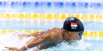 Berlaga Di Kancah Internasional, Prajurit Petarung TNI AL Raih Medali Di Event Singapore Age Group Swimming Championships 2024