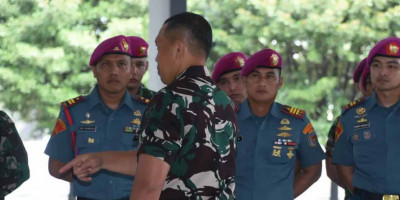 Danpasmar 1 Pimpin Seleksi Calon Komandan Kompi Paskibraka HUT Ke-79 Republik Indonesia 