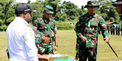 Kasdam XVII/Cenderawasih Tutup Program TMMD di Yahukimo Papua
