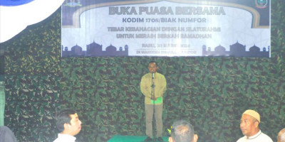 Ramadhan Meraih Berkah, Kodim 1708/BN Gelar Buka Puasa Bersama
