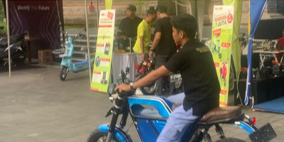SMK Fest Bali Hadirkan Motor Listrik Custom Buatan SMK Binaan PLN