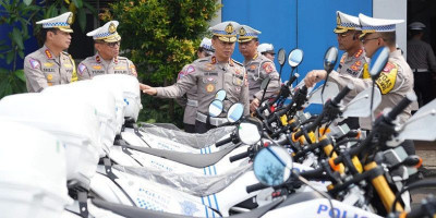 Korlantas Polri Sebar 500 Motor untuk Urai Kemacetan ketika Mudik Lebaran