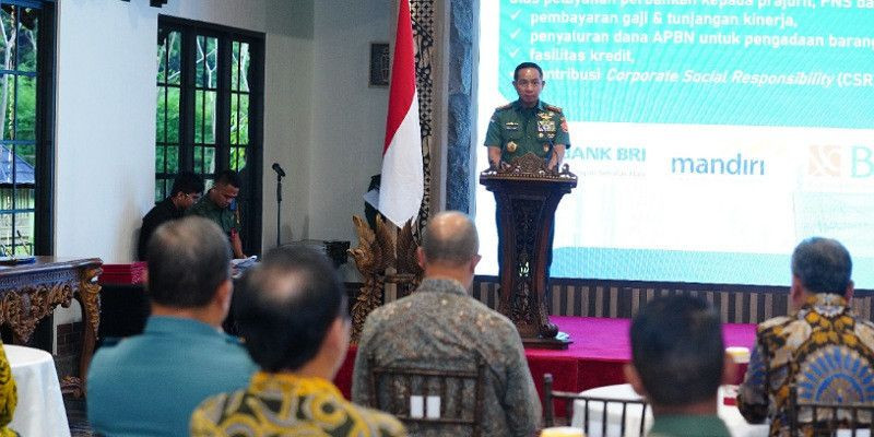 Panglima TNI Tandatangani MOU dengan Bank BRI, Mandiri dan BNI