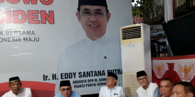 Eddy Santana Putra Deklarasi Maju Calon Gubernur Sumatera Selatan 2024