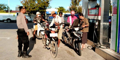 Cegah Kecurangan, Polsek Anggana Lakukan Sidak ke Sejumlah SPBU