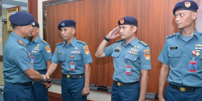 Pangkoarmada RI Pimpin Upacara Kenaikan Pangkat  Pamen