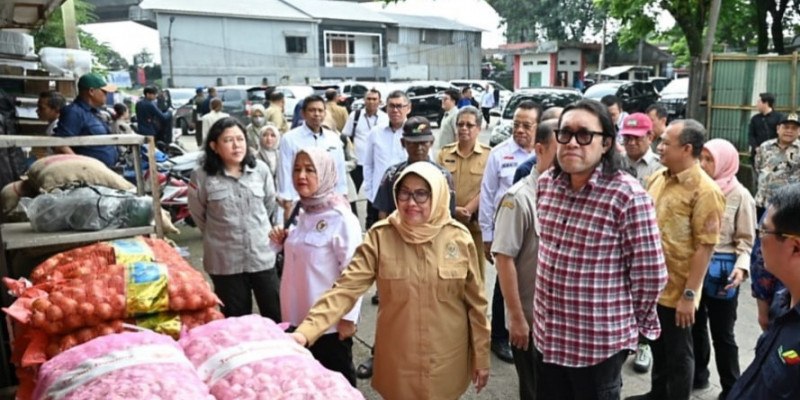Anggota DPR Apresiasi Stabilnya Harga Pangan di Pasar Induk Kemang Bogor