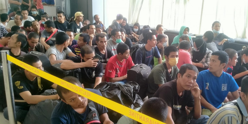 PLBN Entikong Kembali Fasilitasi Kepulangan Deportan Warga Indonesia dari Malaysia