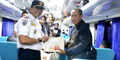 Kadishub Sumut Berangkatkan 466 Pemudik dan 30 Unit Sepeda Motor ke Rantau Parapat
