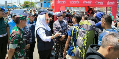 Bersyukur Terhindar Macet, Mudik Gratis Naik Kapal Perang TNI Angkatan Laut