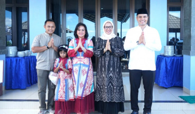 Momen Idul Fitri 1445 H, Dandim 1708/BN Silaturahmi ke Rumah Pejabat TNI di Kabupaten Biak Numfor