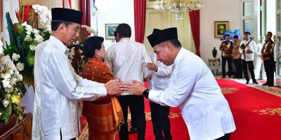 Panglima TNI Hadiri Halal bi Halal di Istana Negara