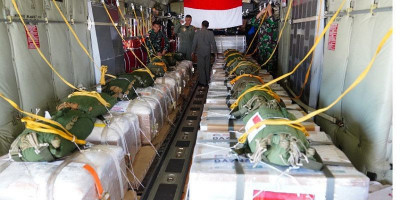 Kendati Sempat Terjadi Kendala, Proses Penerjunan Bantuan untuk Palestina di Gaza Berhasil