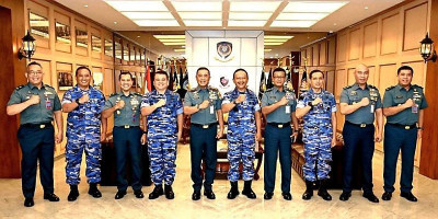 Pangkoarmada RI Lakukan Courtesy Call ke Pangkoopsudnas